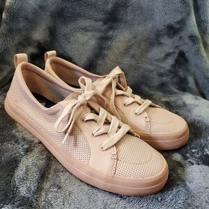 Sperry Crest Vibe Mini Perf Dust Rose Fashion Sneakers